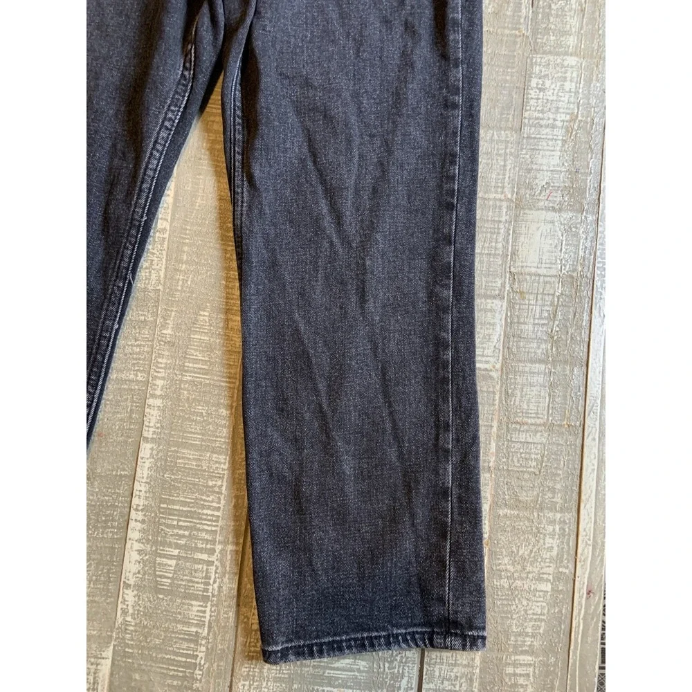 Abercrombie Fitch Ultra High Rise Ankle Straight‎ Women's Black Jeans Size 25
